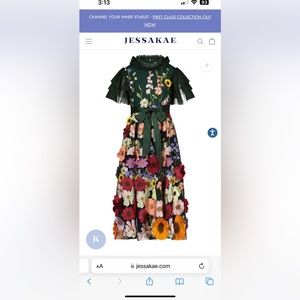 Girls Jessa kae jubilee dress size 10-12 nwt